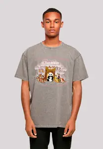 F4NT4STIC Футболка "Heroes of Childhood Tao Tao Childhood Memories", Ретро, ​​Герои Детства, сериал, цвет Asphalt