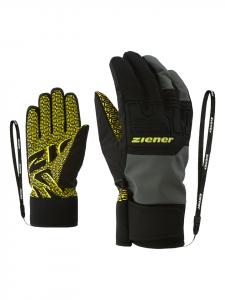 Ziener Перчатки Garim-Z AS Glove желтого цвета