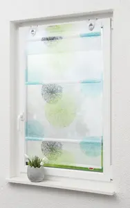 Римская штора/римская штора от - магнитная римская штора Chip (ШxВ) 60 см * 130 см, зелено-голубая Lysel