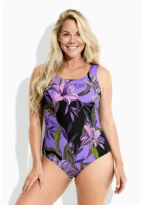 Лилиен, без мягких чашек, купальник rundhalsausschnitt Ulla Popken, Black