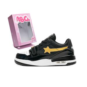 Кеды, обувь для скейтборда унисекс с низким верхом Abcio, цвет Black/Gold