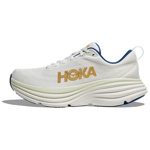 Кроссовки Bondi 8 мужские низкие матовые/золотые Hoka One One