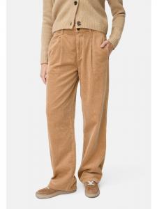 Брюки-чинос свободного кроя из хлопка, карамельного цвета Camel Active