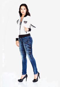 Джинсы облегающие Cipo & Baxx, синий