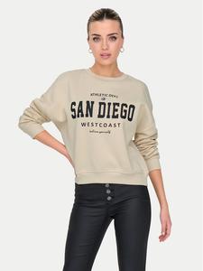 Свитшот loose fit 15254183 Only, бежевый