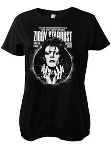 David Bowie Футболка "Ziggy Stardust Girly Tee" черного цвета