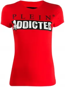 Футболка с логотипом Philipp Plein, красный