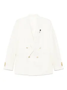 Двубортный пиджак Lardini, нейтральный