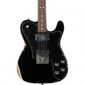 Электрогитара Fender Custom Shop Limited-Edition '70s Tele Custom Relic, состаренная, черная
