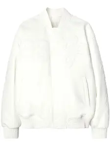Бомбер Natlover с нашивкой Off-White, белый