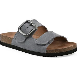 Сандалии на танкетке Hayloft White Mountain, blue raspberry suede