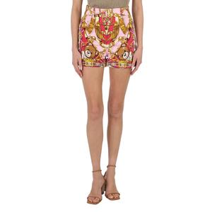 Moschino Женский Фантазия Роза Плюшевый Шарф Шорты с высокой талией, Fantasia Rosa
