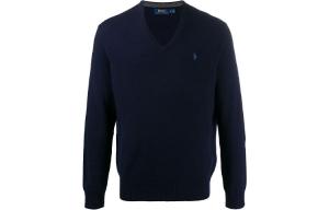 Polo Ralph Lauren V Neck Logo Embroidered Pullover