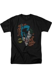 Футболка DC Comics Broken Visage с коротким рукавом для взрослых Gildan, черный