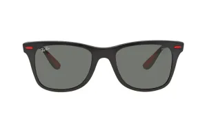 RayBan Прямоугольные солнцезащитные очки унисекс черные, Black