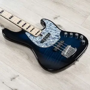 Mayones Jabba Classic 4 Бас, гриф из клена, покрытие Trans Dirty Blue Burst Глянец