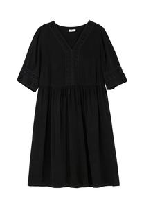 Платье с кружевом крючком Sheego, черный