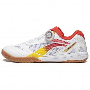 Кроссовки LINING Hawkeye 2.0 Training Shoes Unisex Low-top Standard White/scarlet Red/bright Yellow, красный
