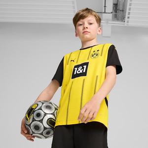 Футболка для больших детей Borussia Dortmund 24/25 Replica Home Puma, желтый