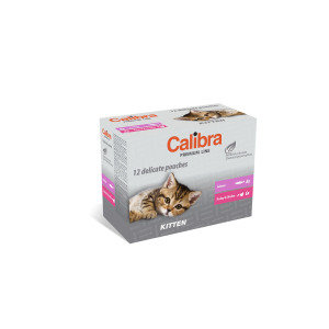 Calibra Comida Húmeda Multipack Премиум-котенок для Gatitos 12х100 гр Calibra