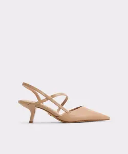 Женские туфли-лодочки из кожи с острым носком Aldo, бежевый