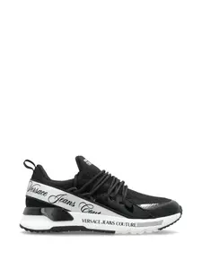 Кроссовки с лентой с логотипом Versace Jeans Couture, черный