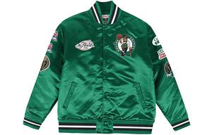 Бейсбольная куртка унисекс зеленый Mitchell Ness