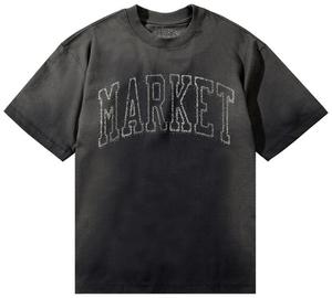 Рубашка с длинными рукавами из выцветшего атласа Maison Mihara Yasuhiro, зеленый