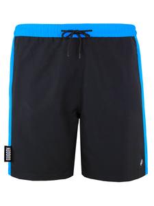 GUGGEN MOUNTAIN Плавки с принтом в виде барана, черно-синие