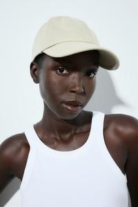 Льняная шапка H&M, зеленый