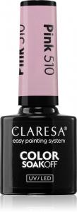 Гель-Лак для ногтей Soakoff UV/LED Color Fun Fair Claresa, atspalvis pink 510 5 гр