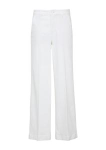 Джинсы с широкими штанинами comma casual identity, White Denim