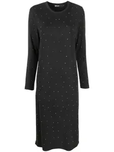 Платье с длинными рукавами и блестками Bimba y Lola, серый