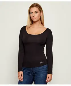 Блузка-Лодочка Slim fit Guess Jeans, черный