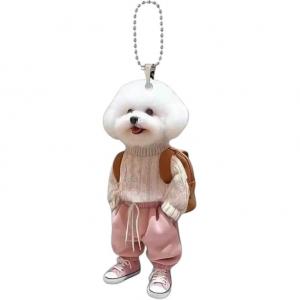 Креативная игрушка Teddy Puppy акриловая подставка высота 4,5 см/7,5 см ROUERXIONG