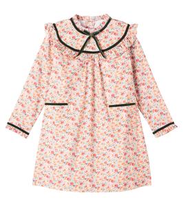 Платье Alita из хлопка с цветочным принтом La Coqueta, Terracotta Floral