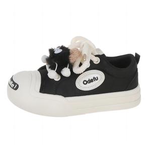 Низкие кроссовки для скейтбординга для женщин и подростков BINGO DUCK, черный