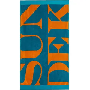 Полотенце с логотипом Sundek Maxi, синий