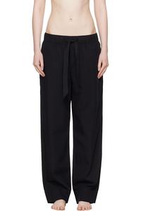 Пижамные брюки из поплина Tekla, черный