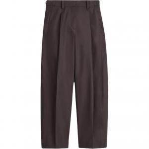 COS Женские повседневные брюки темно-коричневого цвета