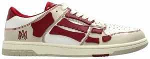 Кроссовки Amiri Skel Top Low 'Varsity - Cream Deep Red', кремовый