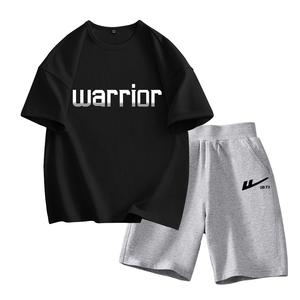 Детская повседневная спортивная одежда WARRIOR, черный/белый striped letter - серый/белый reversible черный k