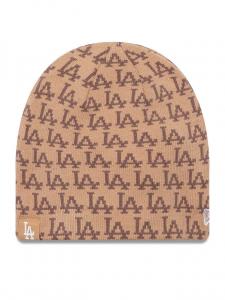 Шапка New Era Jacquard Skull Bean 60565440 Beige