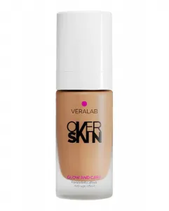Тональная основа Glow And Care 30 мл Overskin Veralab, 8.5 Macadamia 8.5 Macadamia