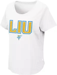 Женская белая футболка Colosseum LIU Brooklyn Blackbirds