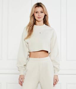 Свитер Cropped fit Calvin Klein Jeans, желтый