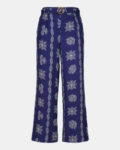 Женские брюки-кюлоты с поясом Easy Wear, синий