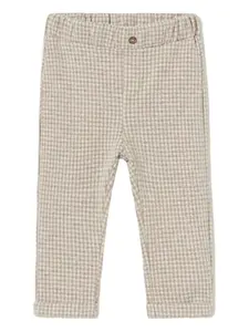 Жаккардовые брюки Mayoral, бежевый