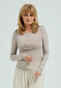 Рубашка с длинными рукавами "дедушка" Seamless Basic, Desert Melange