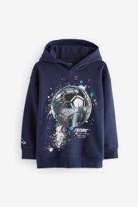Толстовка с принтом (3 16 лет) Next, синий